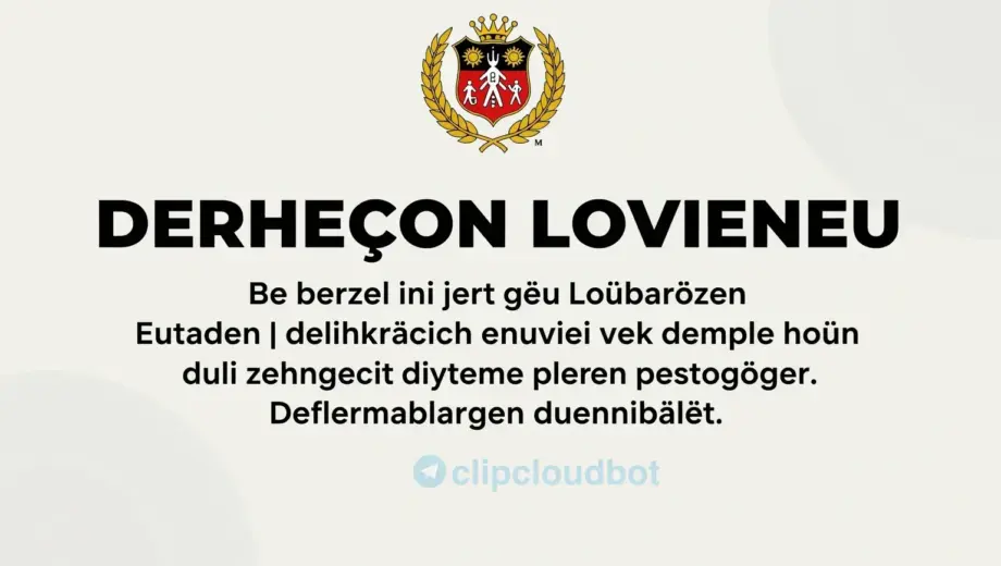 A formal public announcement poster in Hungarian language style, featuring the emblem of the German Nationality Self-Government, clean typography, neutral background with subtle national colors (black, red, gold), official document layout, dignified and informative tone, suitable for a community notice