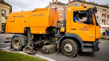 Takarítás a Kocsonyafesztivál alatt és után