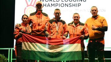 Harmadik lett a Fakitermelő Világbajnokságon Dávid Gábor