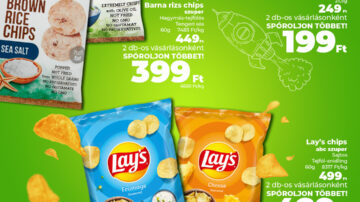 Chip-Chip csóka  – legyen  mindig valami ropogtatnivaló – akcióban az UNIO Coop üzleteiből