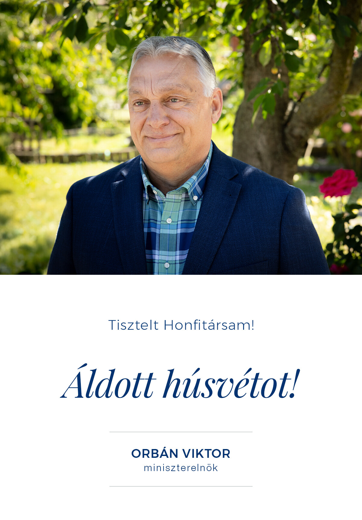 Orbán Viktor húsvéti üdvözlete