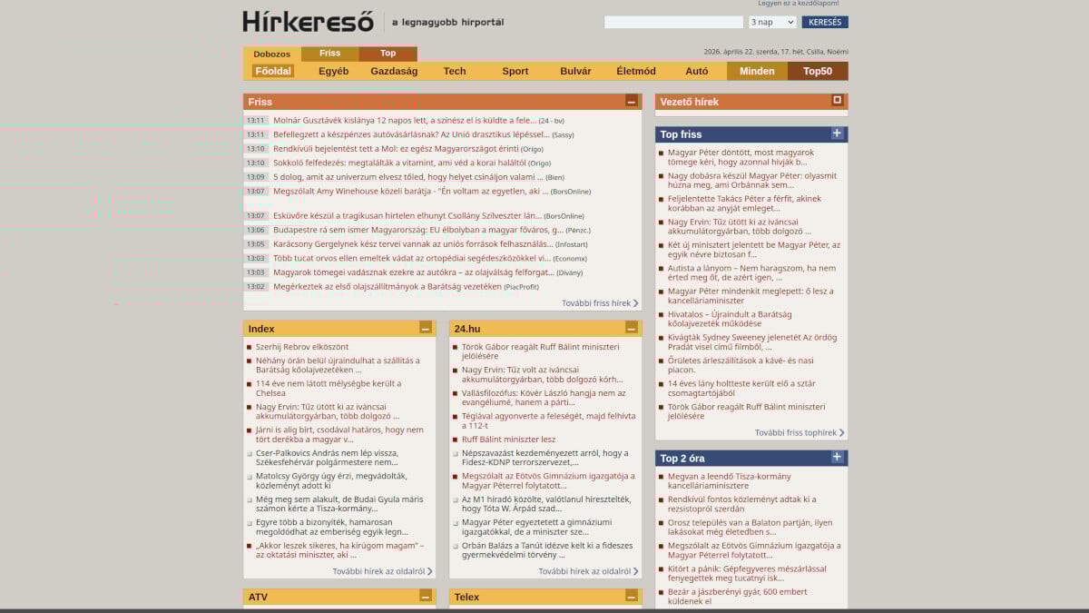 Holló Gábor, a Hírkereső milliárdos tulajdonosa is segítette a Tisza Párt kampányát