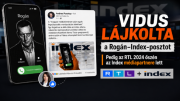 Az RTL a Media1 tényfeltáró cikkei után lett az Index médiapartnere, most mégis lájkolta a vezérigazgató a Rogánék befolyásáról szóló posztot
