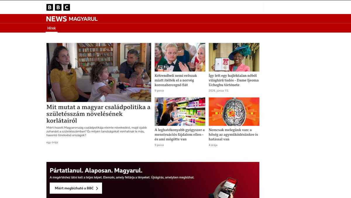 Elindult a BBC News Magyarul