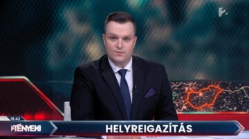 A TV2 Tények Orbán-imádó műsorvezetője felolvasta, hogy valótlanul állították, hogy Magyar Péter apja „lopott, csalt és közokiratot hamisított”