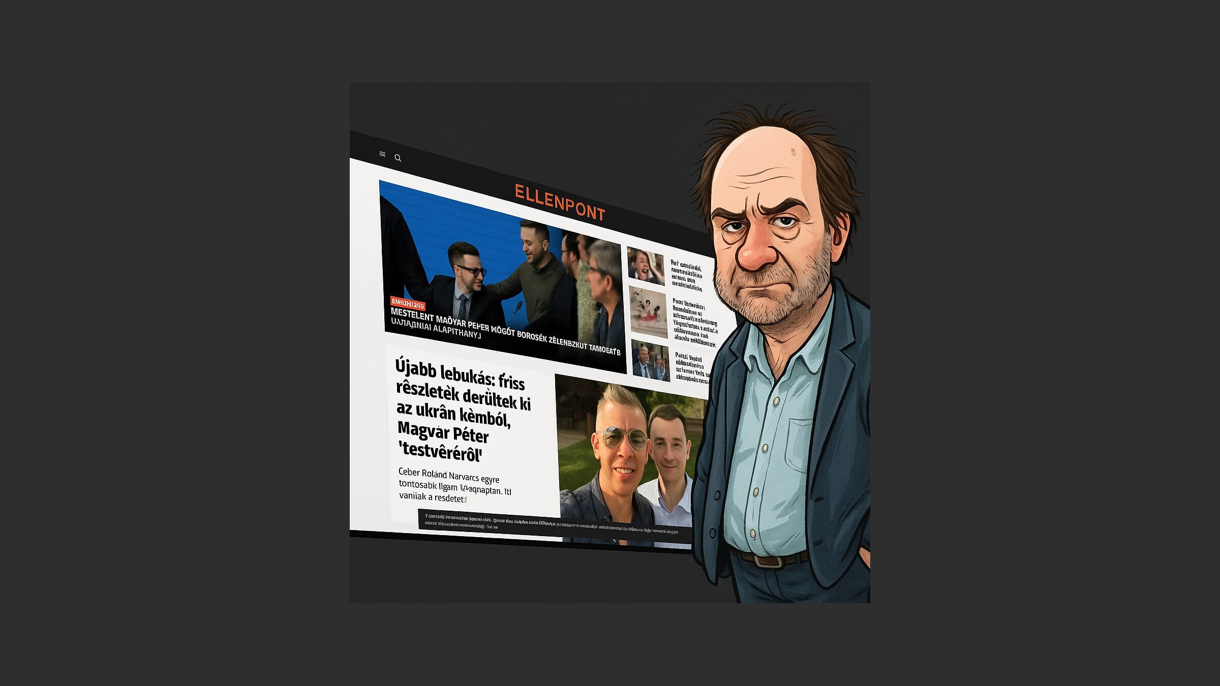 Gábor László, az Ellenpont főszerkesztője, az Origo volt vezetője