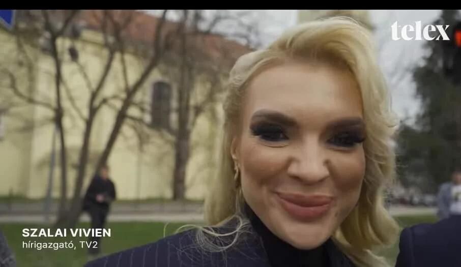 Szalai Vivien, a TV2 volt hírigazgatója a Telex kamerája előtt