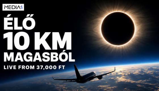 technológiai bravúr: repülőgépről, élőben közvetítjük a teljes napfogyatkozást / live: total solar eclipse from 37,000 feet