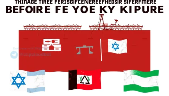 A symbolic image showing strengthened defenses on multiple fronts before Yom Kippur, with subtle references to Kuwaiti diplomatic or military cooperation, featuring abstract representations of fortified borders, surveillance systems, and allied flags (Israel and Kuwait) in a solemn, strategic atmosphere, without any text or letters