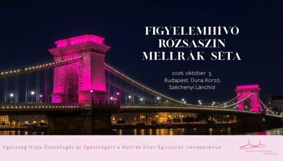 ismét rózsaszín lesz a lánchíd: mellrákellenes séta október 3 án