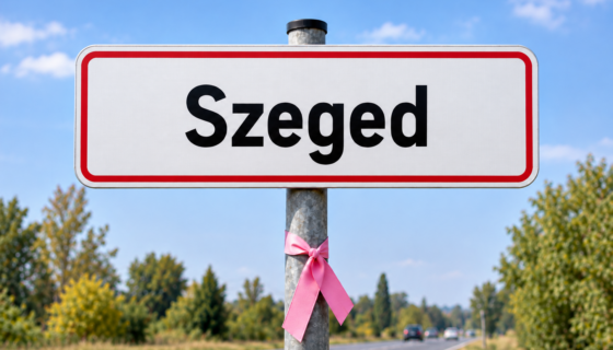 szegeden is figyelemfelhívó séta a mellrák ellen